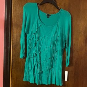 Kelly Green Dressy Shirt